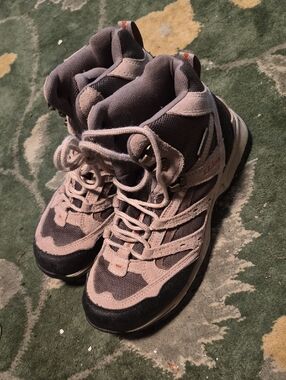 L.L. Bean Pink and Gray Women's Hiking Boots